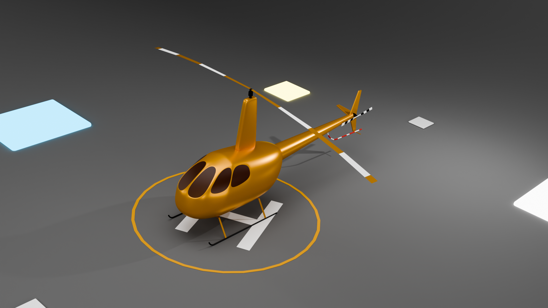 Helicopter Model-Robinson R44